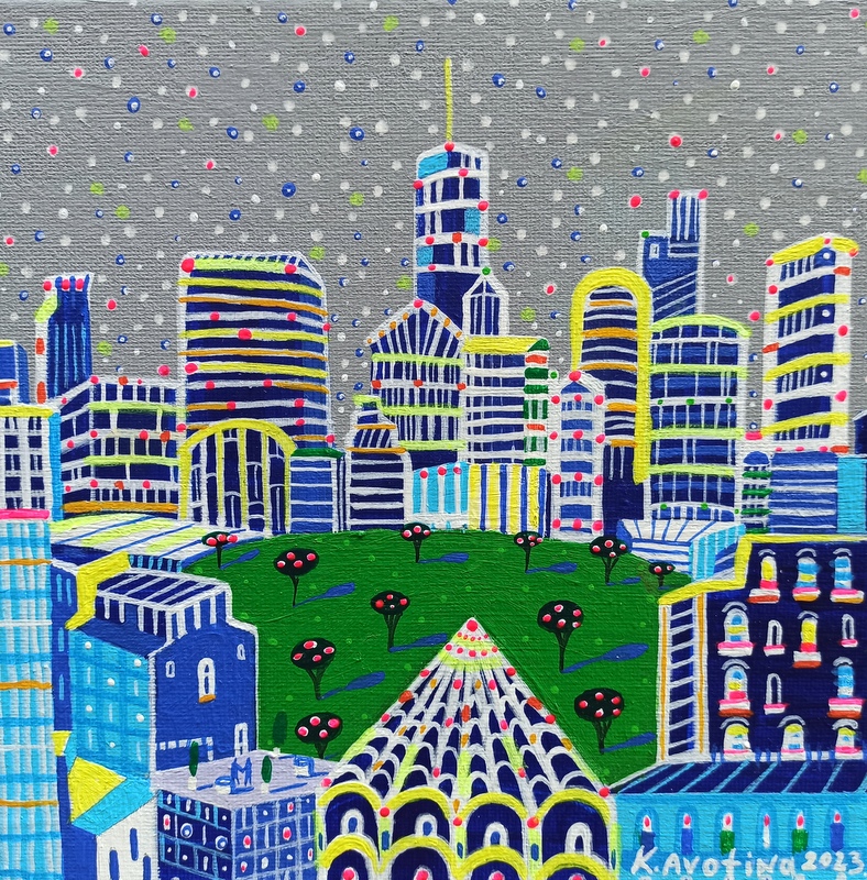 After The Rain - Acrylic Painting