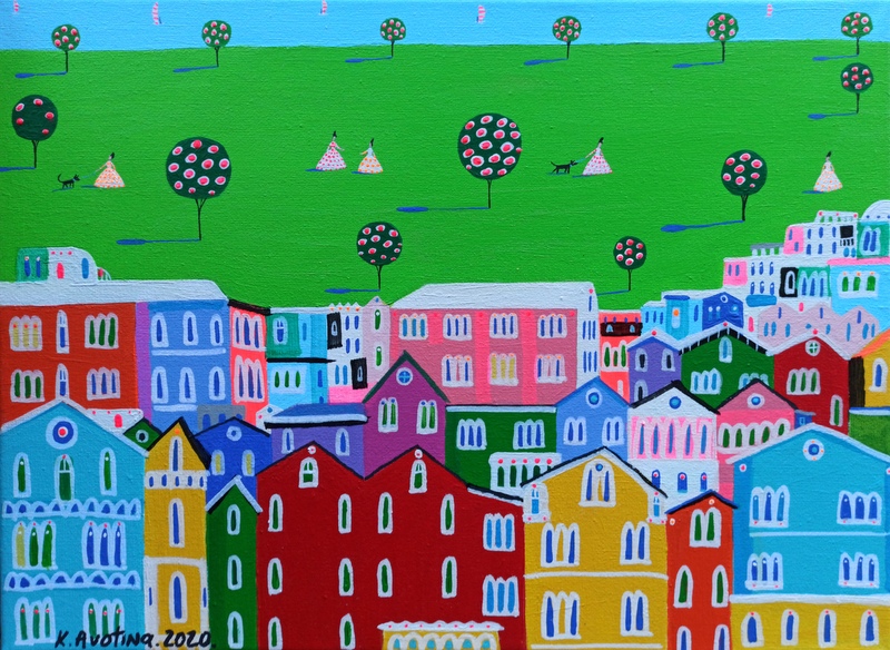 Amazing Day Out - Acrylic Painting