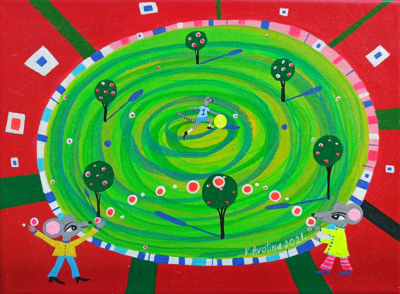 And The Winner Is... - Acrylic Painting