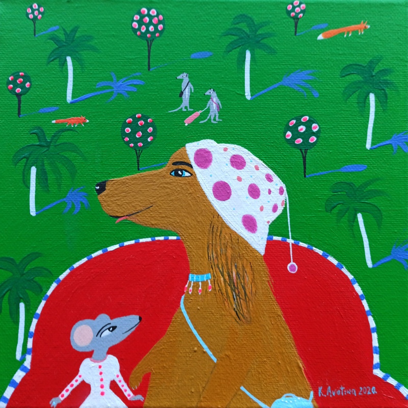 Bon Voyage - Acrylic Painting