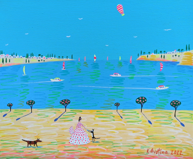 Colours Of Happiness - Acrylic Painting