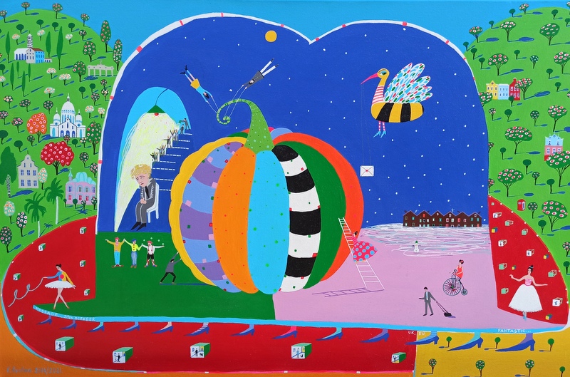 Disaster Fantastic! - Acrylic Painting