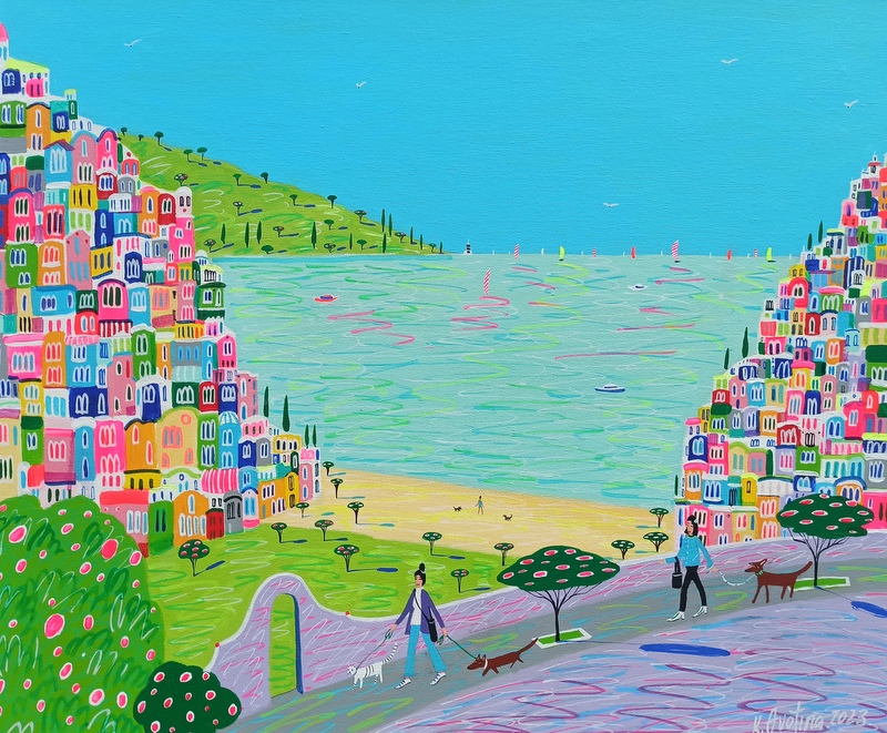 Enter The Summer - Acrylic Painting