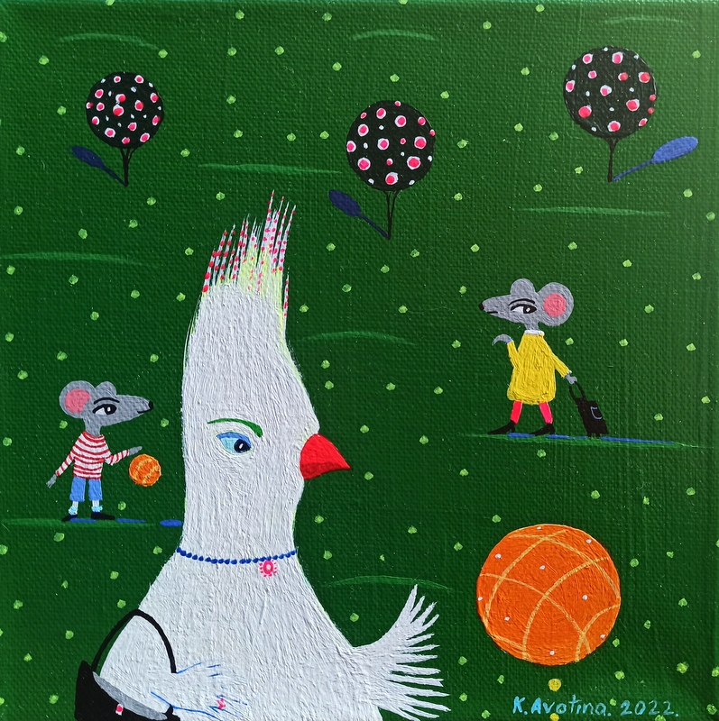Get Lost! - Acrylic Painting