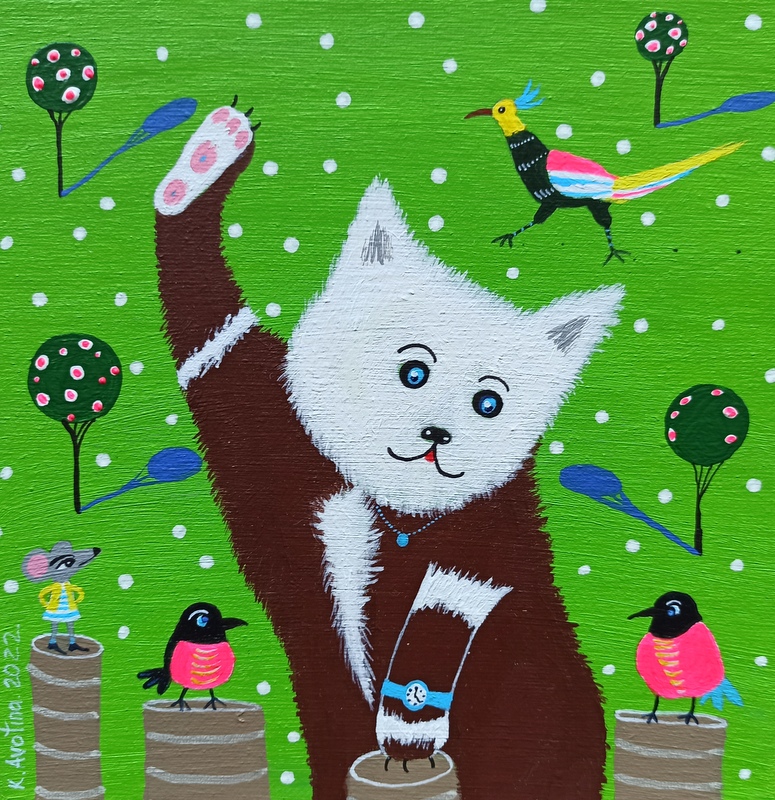 High Five - Acrylic Painting