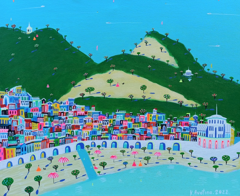 The Island Of Rejuvenation - Acrylic Painting