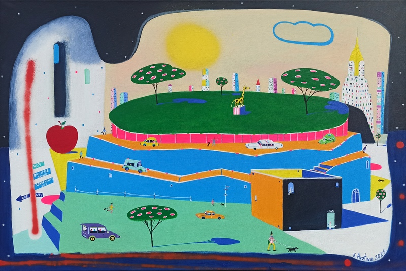 Josephine Arrives In New York - Acrylic Painting