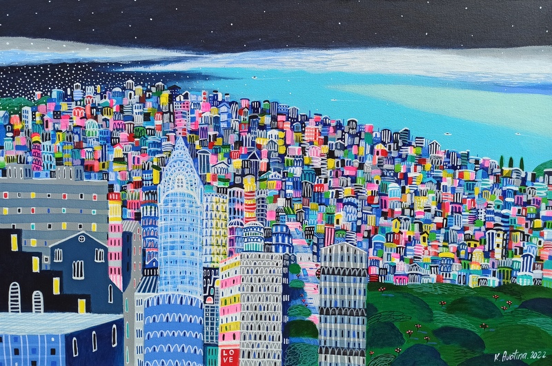 Light Up The World - Acrylic Painting