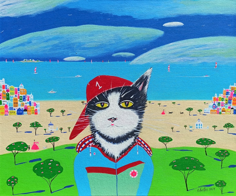 Not Far From Paradise - Acrylic Painting