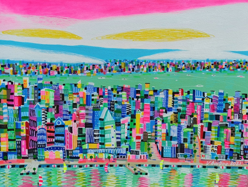 To Feel The Freedom - Acrylic Painting