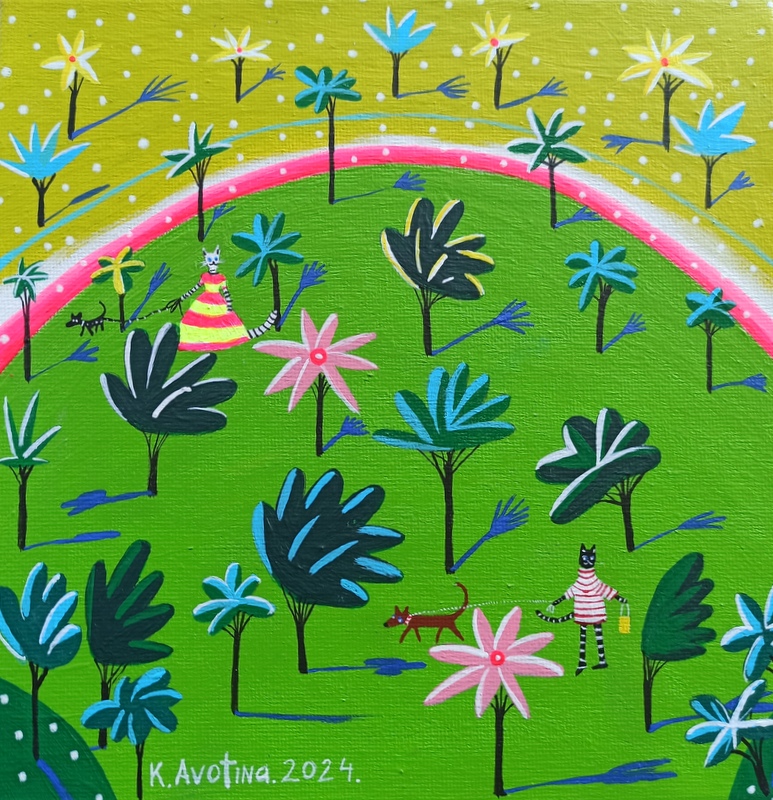 Under The Sun - Acrylic Painting