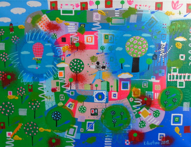 Distance Yourself - Acrylic Painting