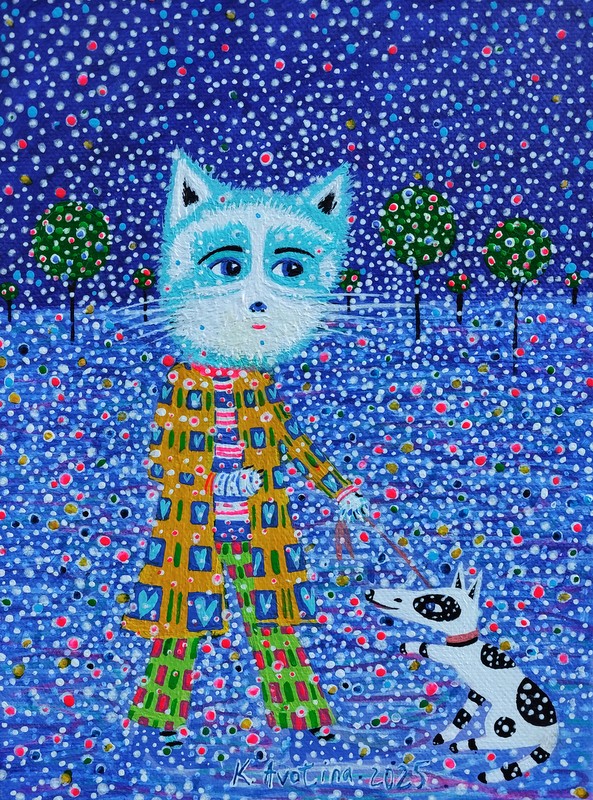 Mr. Johnny Lovecoat - Acrylic Painting