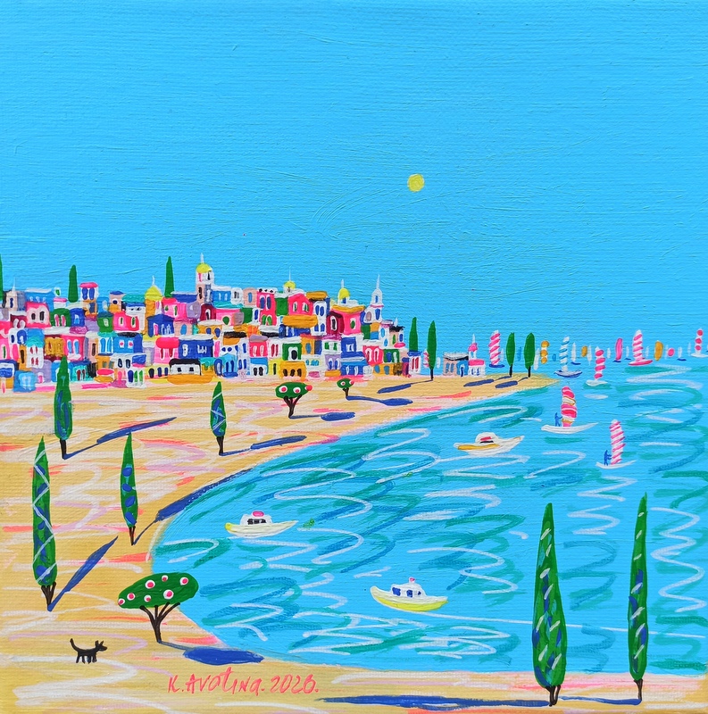 Sail Away With Me - Acrylic Painting